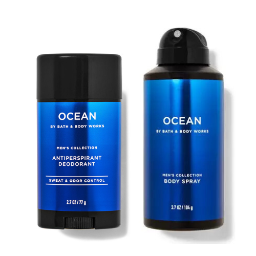  Combo Lăn - Xịt Khử Mùi Bath & Body Works Ocean 