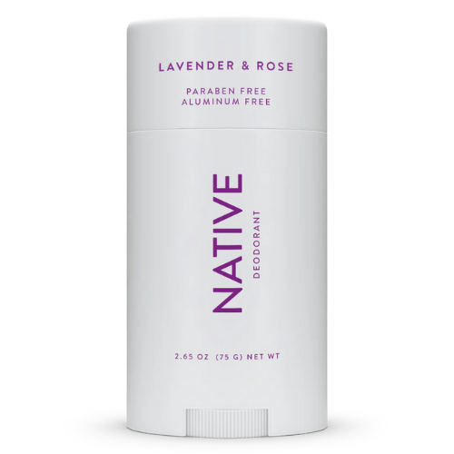 Lăn Khử Mùi Native Lavender & Rose 75Gr (Sáp Trắng)