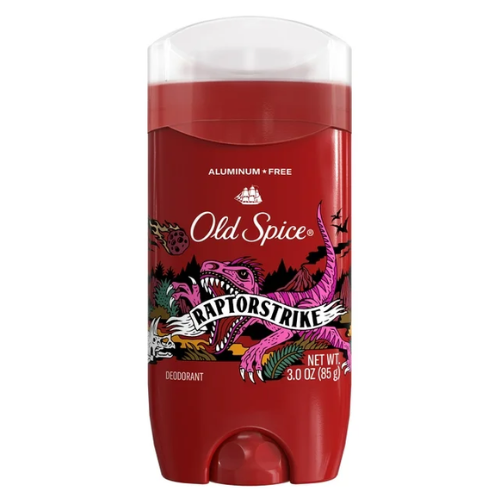  Lăn Khử Mùi Old Spice Wild Collection Raptorstrike Aluminum-Free 85Gr (Sáp Xanh) 