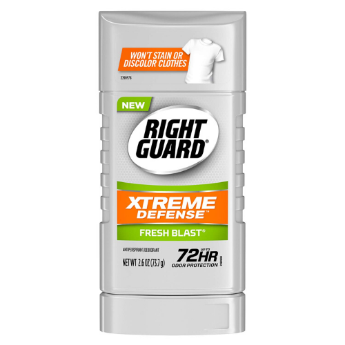  Lăn Khử Mùi Right Guard Xtreme Defense 5 Fresh Blast Dạng Sáp 73Gr (Sáp Trắng) 