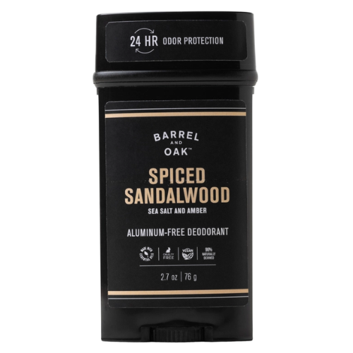 Lăn Khử Mùi Barrel & Oak Spiced Sandalwood Deodorant 76Gr (Sáp Trắng)