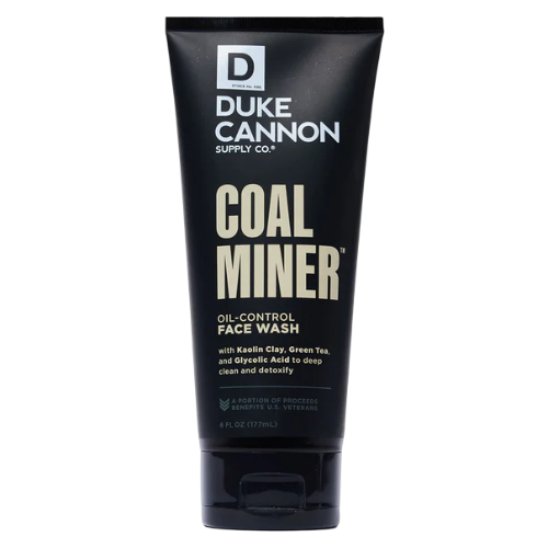 Sữa Rửa Mặt Duke Cannon Coal Miner Oil Control (Dành Cho Da Dầu) 177ML