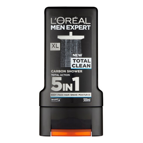  Sữa Tắm Gội L'oreal Men Expert Total Clean Carbon Shower 300ML 