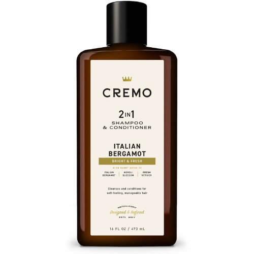 Dầu Gội Xả 2 In 1 Cremo Italian Bergamot 473ML (Dầu Gội Xả)