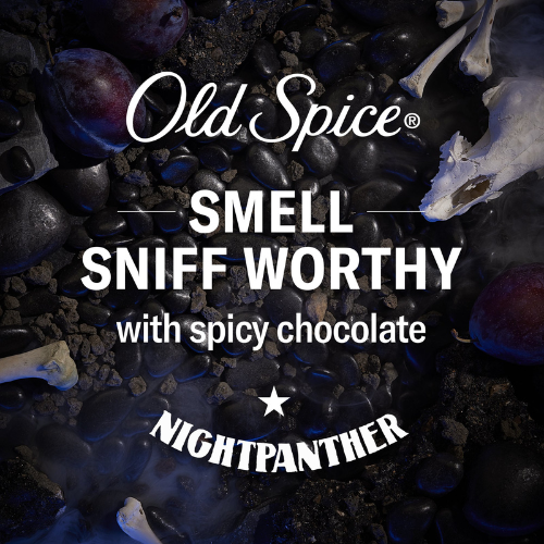Xịt Khử Mùi Old Spice Night Panther Aluminum Free Body Spray Fresh Scent Of Spicy Chocolate 144Gr
