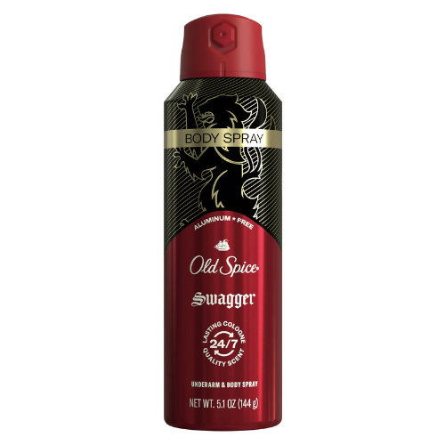  Xịt Khử Mùi Old Spice Swagger Aluminum Free Body Spray Fresh Scent Of Cedarwood & Lime 144Gr 