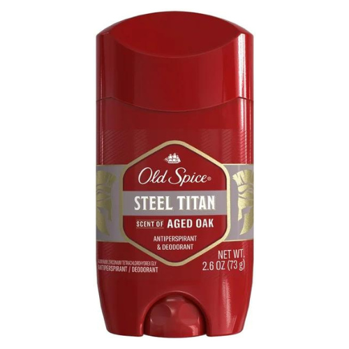  Lăn Khử Mùi Old Spice Red Collection Steel Titan Scent Of Aged Oak 73Gr (Sáp Trắng) 