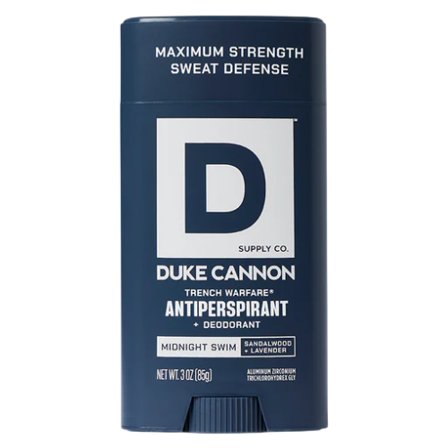 Lăn Khử Mùi Duke Cannon Midnight Swim Antiperspirant & Deodorant 85G (Sáp Trắng)