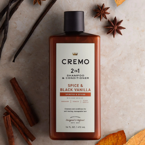 Dầu Gội Xả 2 In 1 Cremo Spice & Black Vanilla 473ML (Dầu Gội Xả)