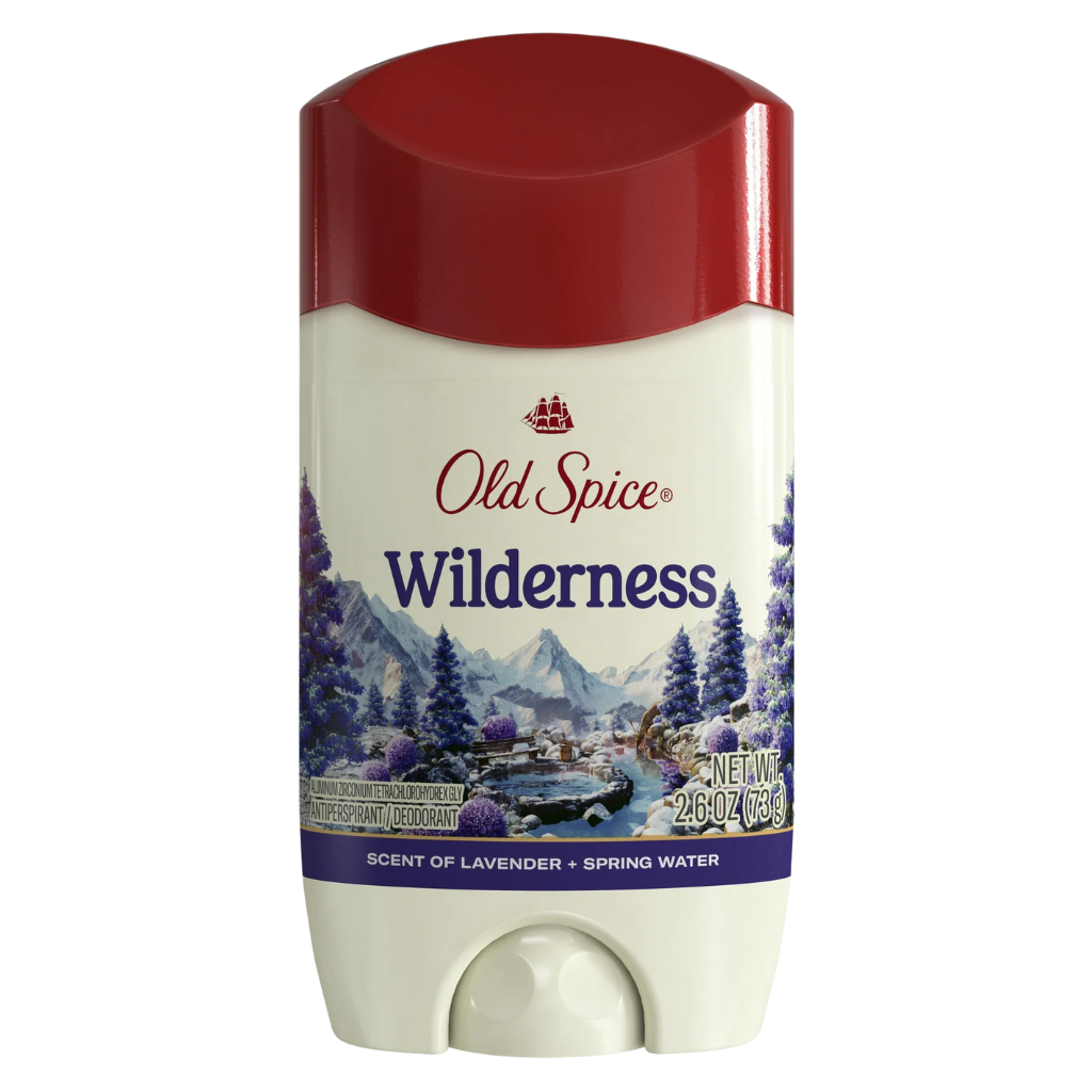 Lăn Khử Mùi Old Spice Inspired By Nature Collection Wilderness With Lavender 73Gr (Sáp Trắng)