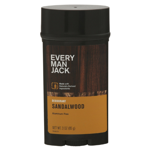 Lăn Khử Mùi Every Man Jack Sandalwood 85Gr (Sáp Xanh)
