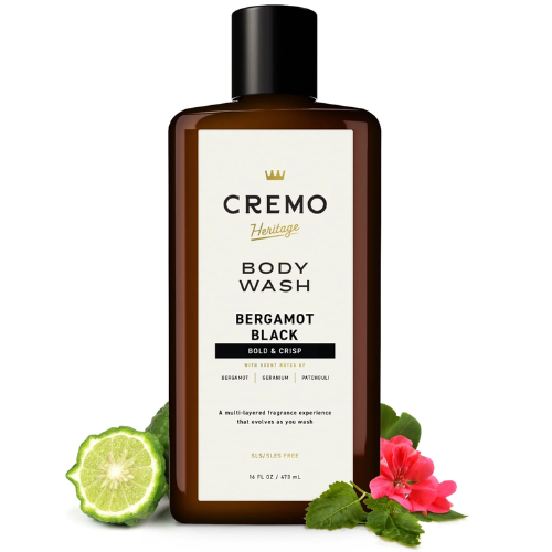 Sữa Tắm Cremo Heritage Black Collection Body Wash Bergamot Black 473ML
