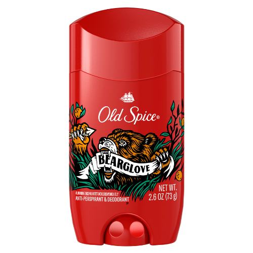 Lăn Khử Mùi Old Spice Wild Collection Bearglove 73Gr (Sáp Trắng)