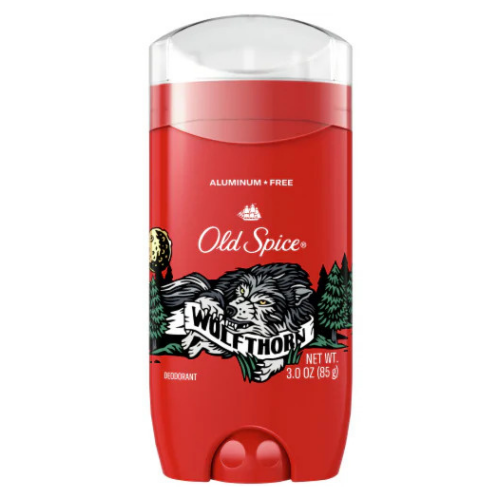  Lăn Khử Mùi Old Spice Wild Collection Wolfthorn Aluminum-Free 85Gr (Sáp Xanh) 