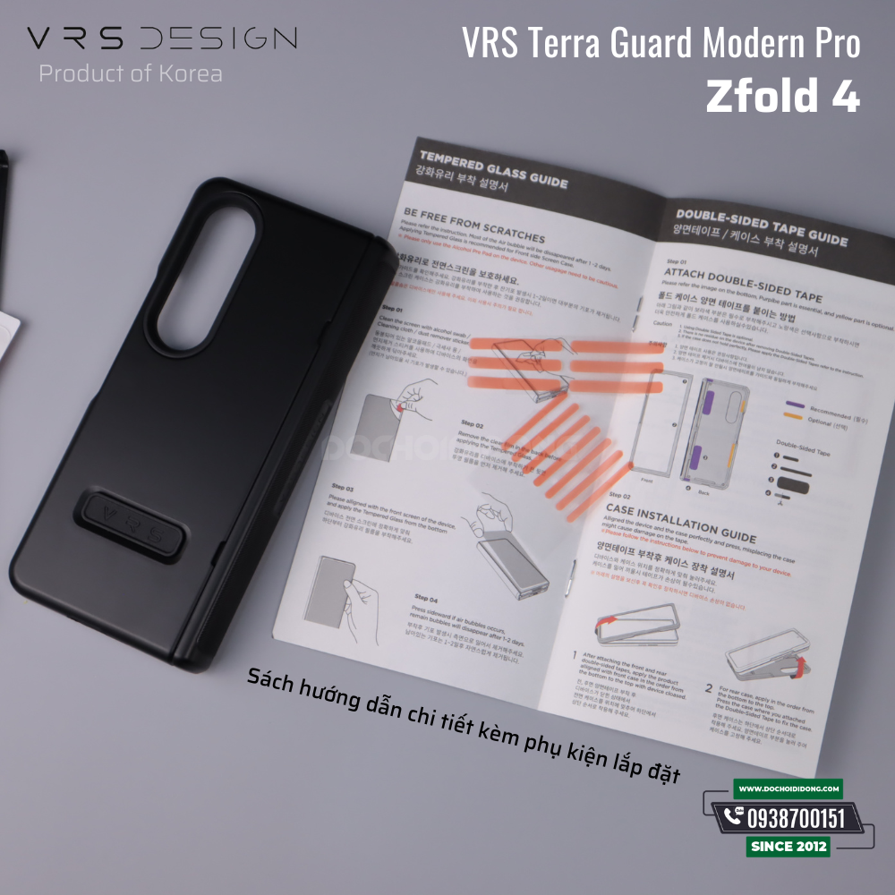 [Tặng cường lực] Ốp lưng chống sốc Samsung Z Fold4 - VRS Terra Guard Modern Pro - Korea chính hãng