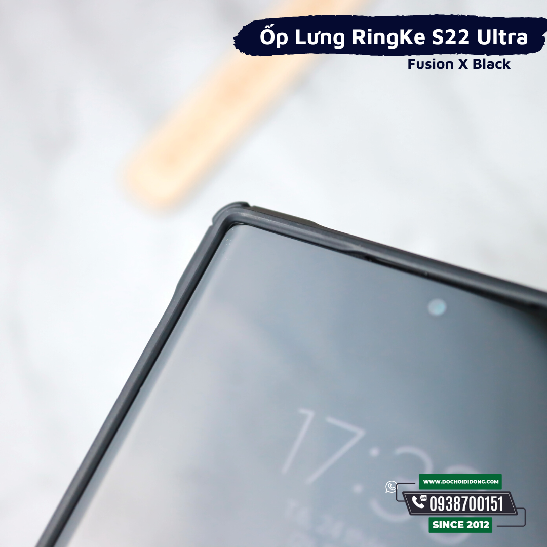 Ốp Lưng Samsung S22 Ultra Ringke Fusion X Chống Sốc