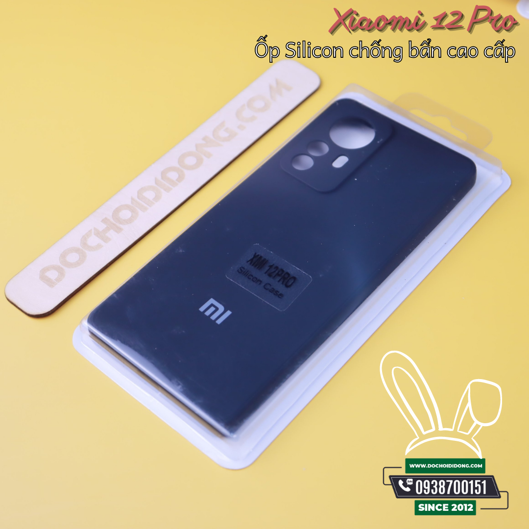 Ốp Lưng Xiaomi 12 Pro Silicon Chống Bẩn Cao Cấp