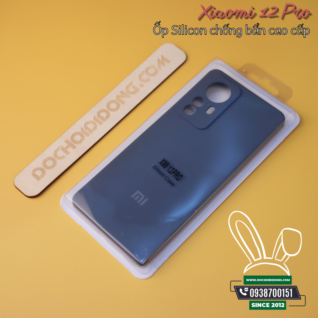 Ốp Lưng Xiaomi 12 Pro Silicon Chống Bẩn Cao Cấp