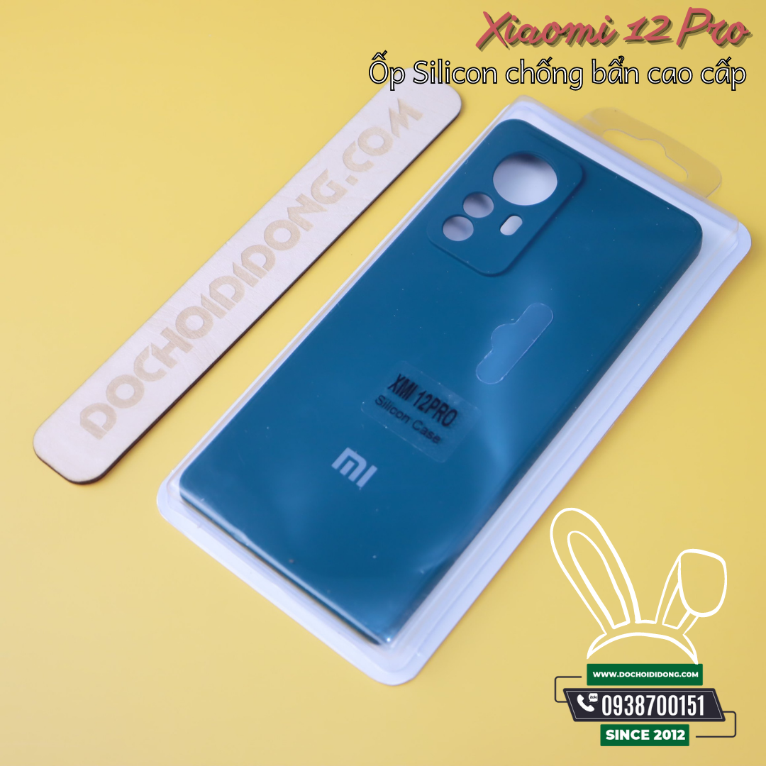 Ốp Lưng Xiaomi 12 Pro Silicon Chống Bẩn Cao Cấp
