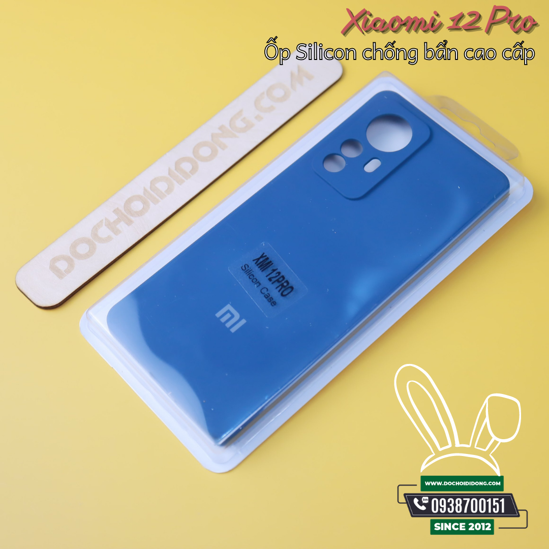 Ốp Lưng Xiaomi 12 Pro Silicon Chống Bẩn Cao Cấp