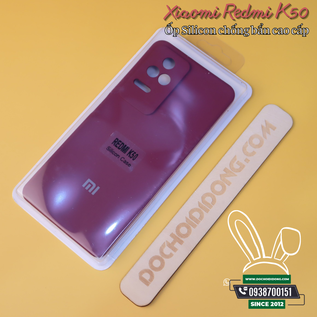 Ốp Lưng Xiaomi Redmi K50 Silicon Chống Bẩn Cao Cấp
