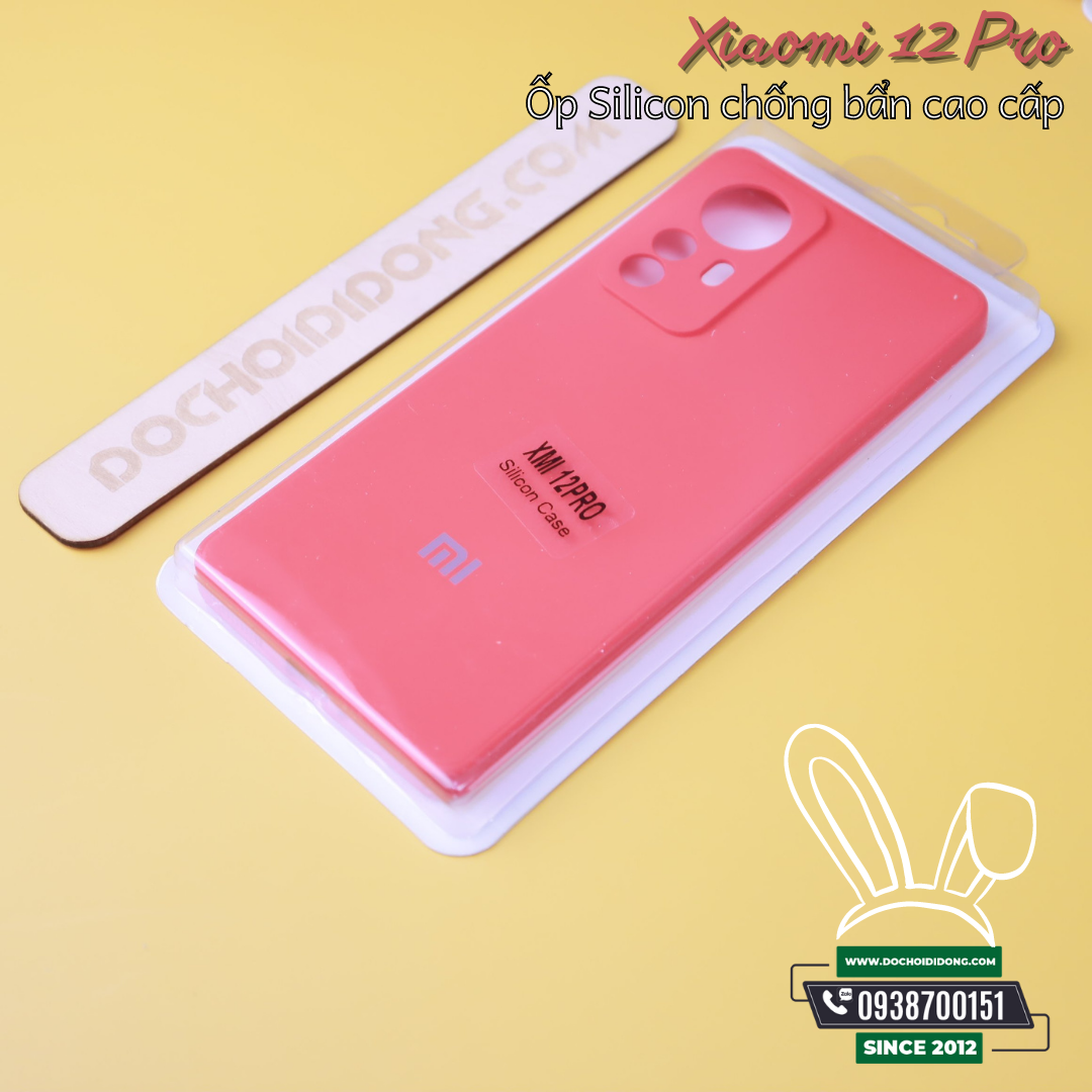 Ốp Lưng Xiaomi 12 Pro Silicon Chống Bẩn Cao Cấp