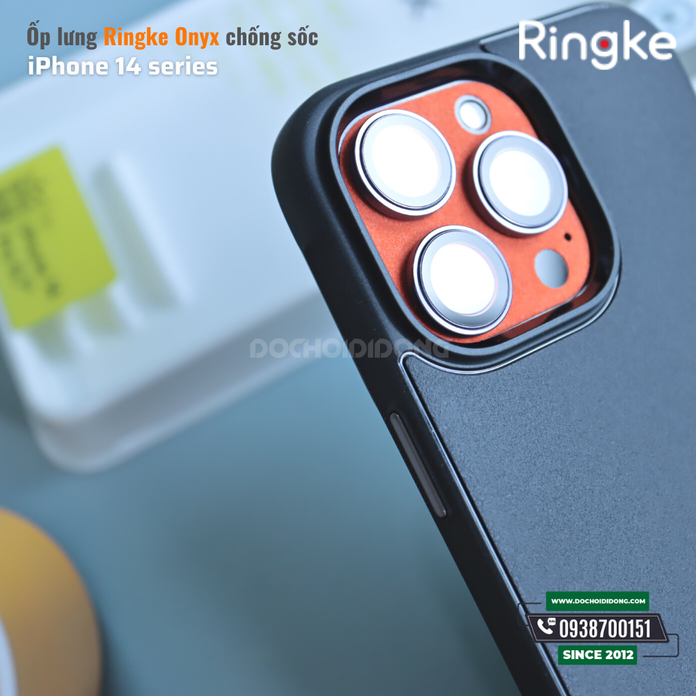 Ốp lưng iPhone 14 Pro Max ( 14 , 14 Plus, 14 Pro ) Ringke Onyx chống sốc Hàn Quốc