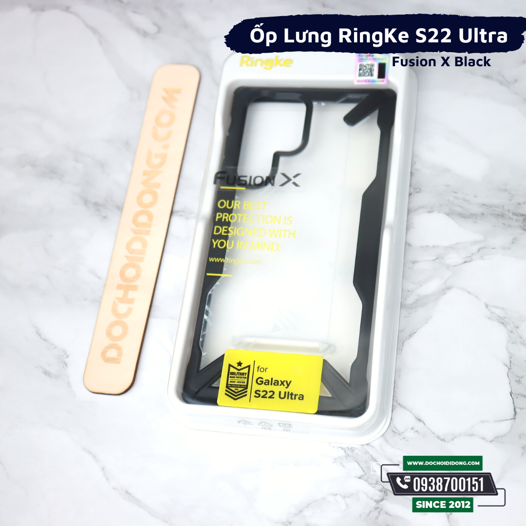 Ốp Lưng Samsung S22 Ultra Ringke Fusion X Chống Sốc