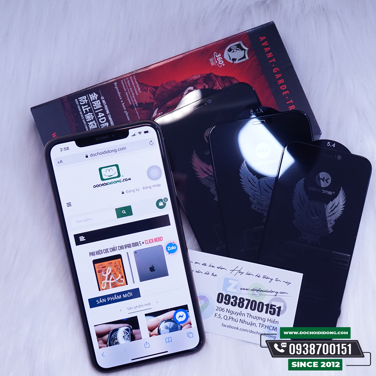 Dán Cường Lực IPhone 12 Pro Max Mini KingKong Full Màn Hình Chống Nhìn Trộm