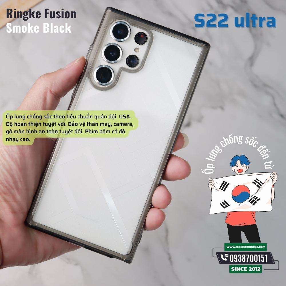 Ốp Lưng Samsung S22 / S22 Ultra Ringke Fusion Chống Sốc