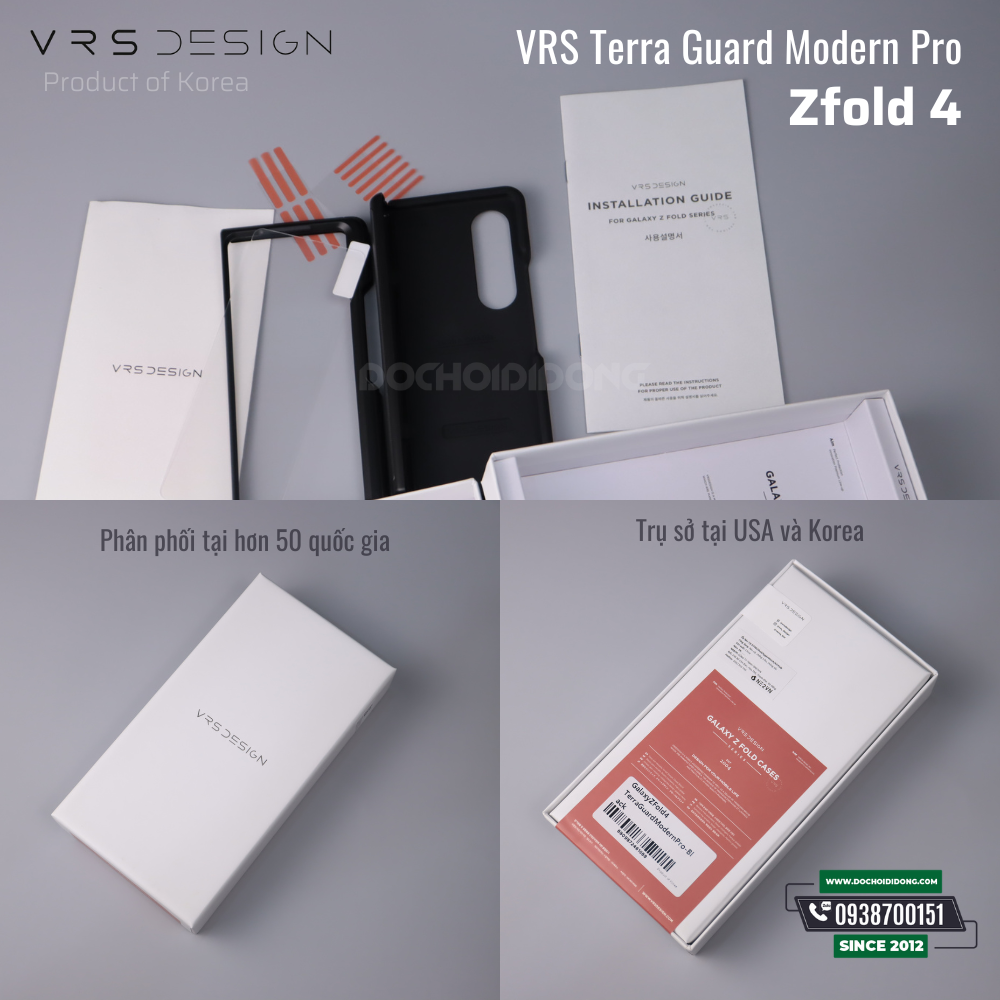 [Tặng cường lực] Ốp lưng chống sốc Samsung Z Fold4 - VRS Terra Guard Modern Pro - Korea chính hãng