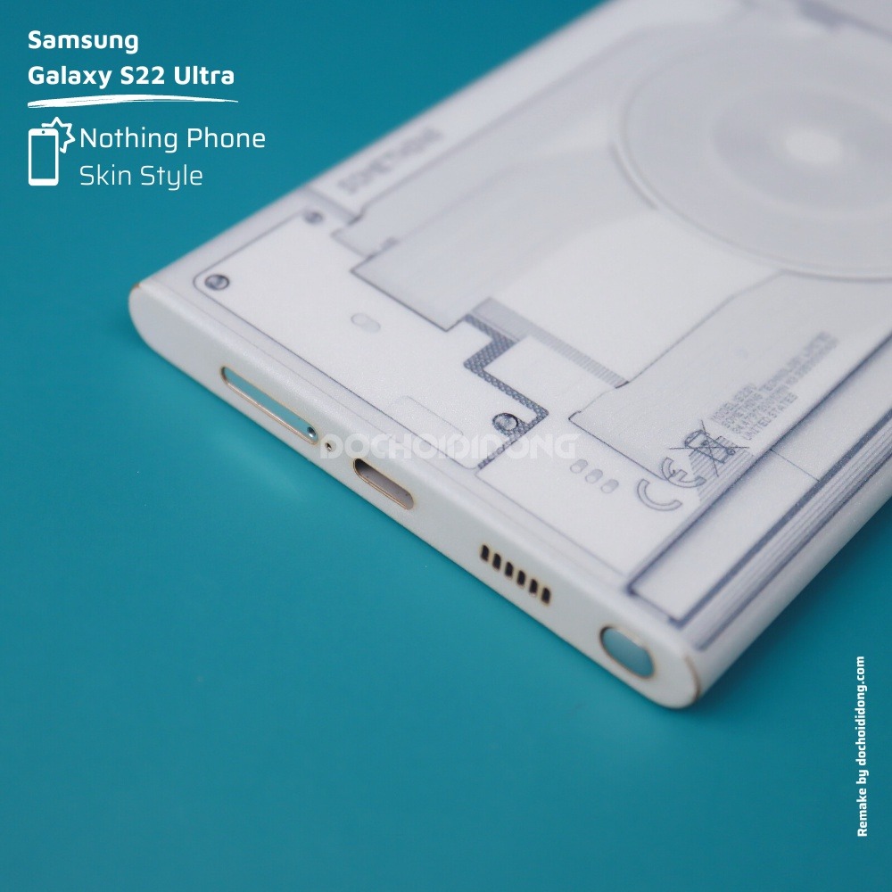 Miếng dán skin Nothing Phone 1 cho Samsung S22 Ultra