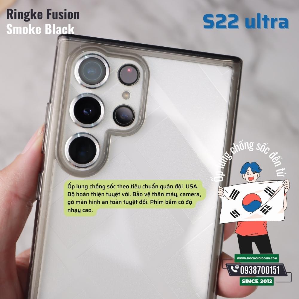 Ốp Lưng Samsung S22 / S22 Ultra Ringke Fusion Chống Sốc