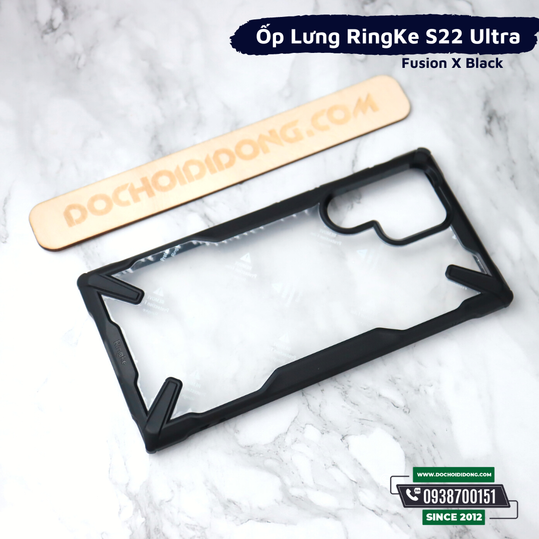 Ốp Lưng Samsung S22 Ultra Ringke Fusion X Chống Sốc