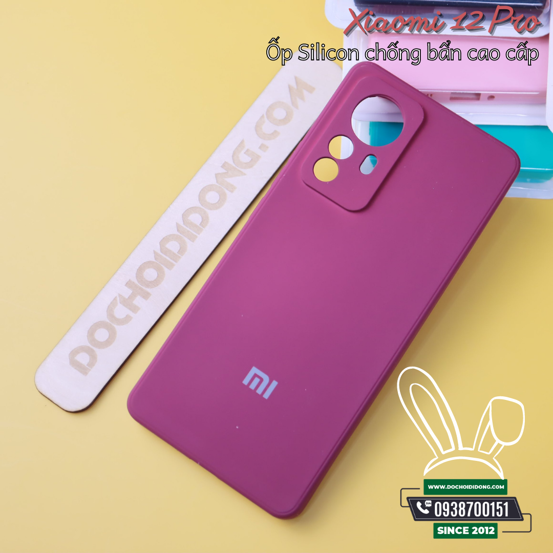 Ốp Lưng Xiaomi 12 Pro Silicon Chống Bẩn Cao Cấp