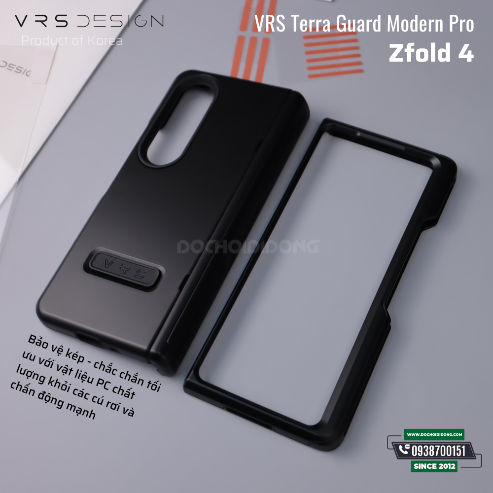 [Tặng cường lực] Ốp lưng chống sốc Samsung Z Fold4 - VRS Terra Guard Modern Pro - Korea chính hãng