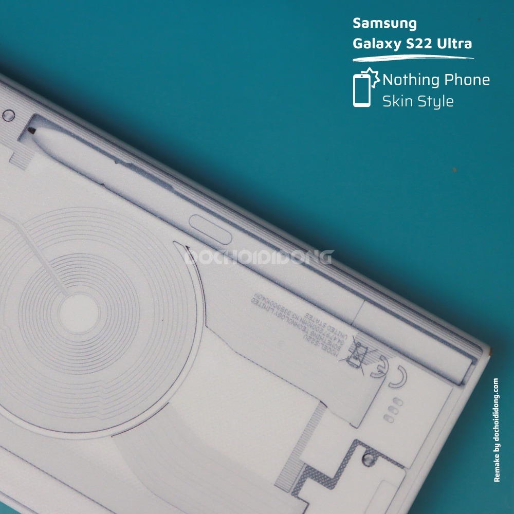 Miếng dán skin Nothing Phone 1 cho Samsung S22 Ultra