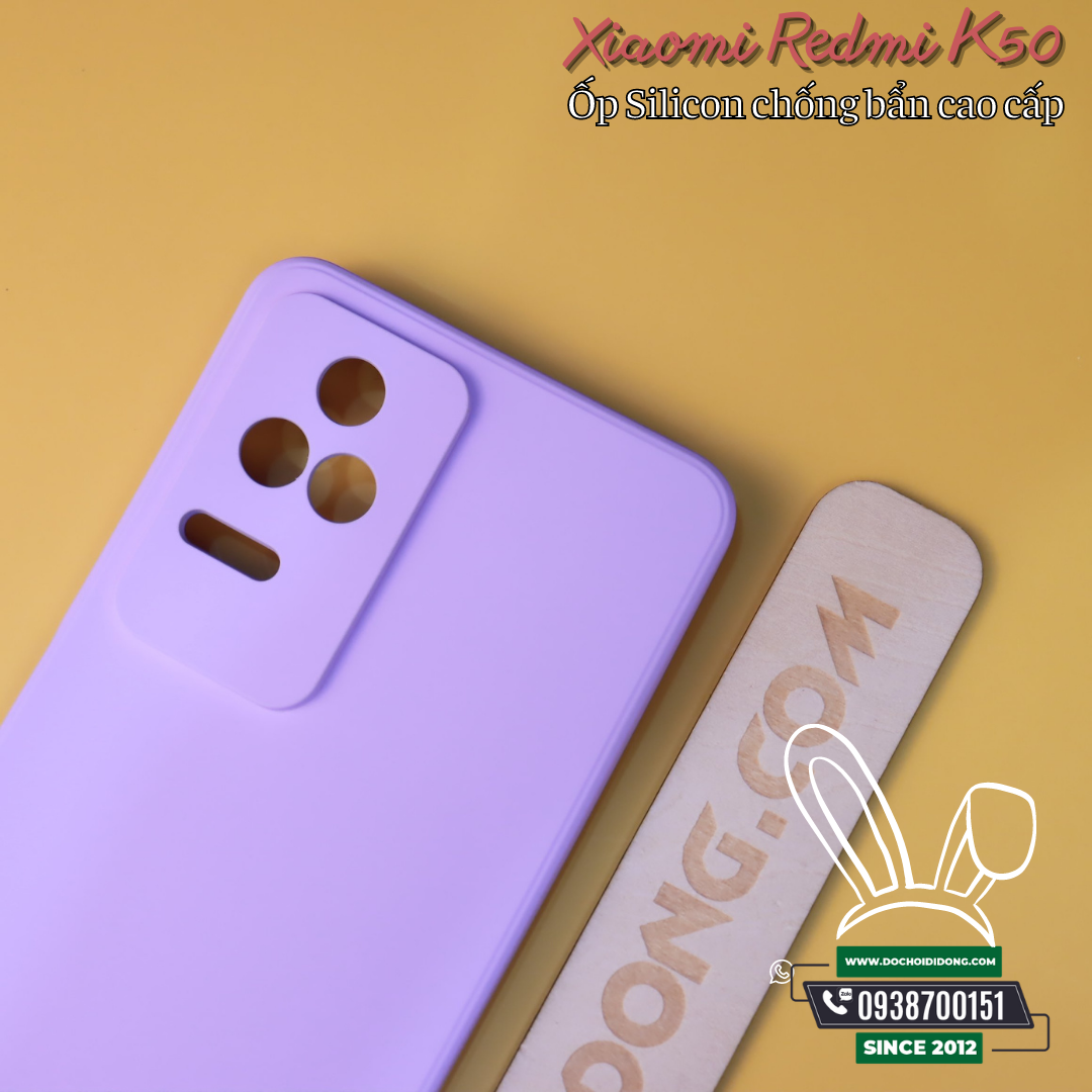Ốp Lưng Xiaomi Redmi K50 Silicon Chống Bẩn Cao Cấp