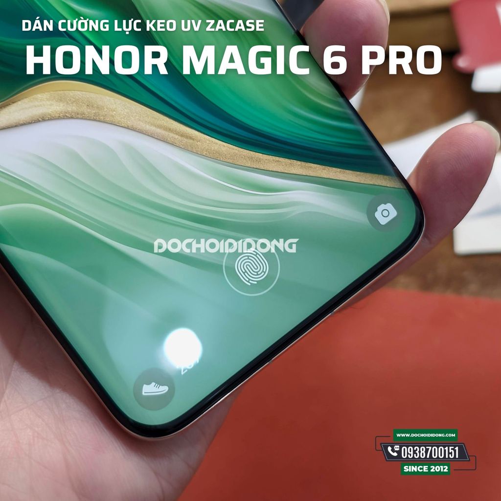 Dán cường lực dán bằng keo uv Zacase cho Honor Magic 6 Pro