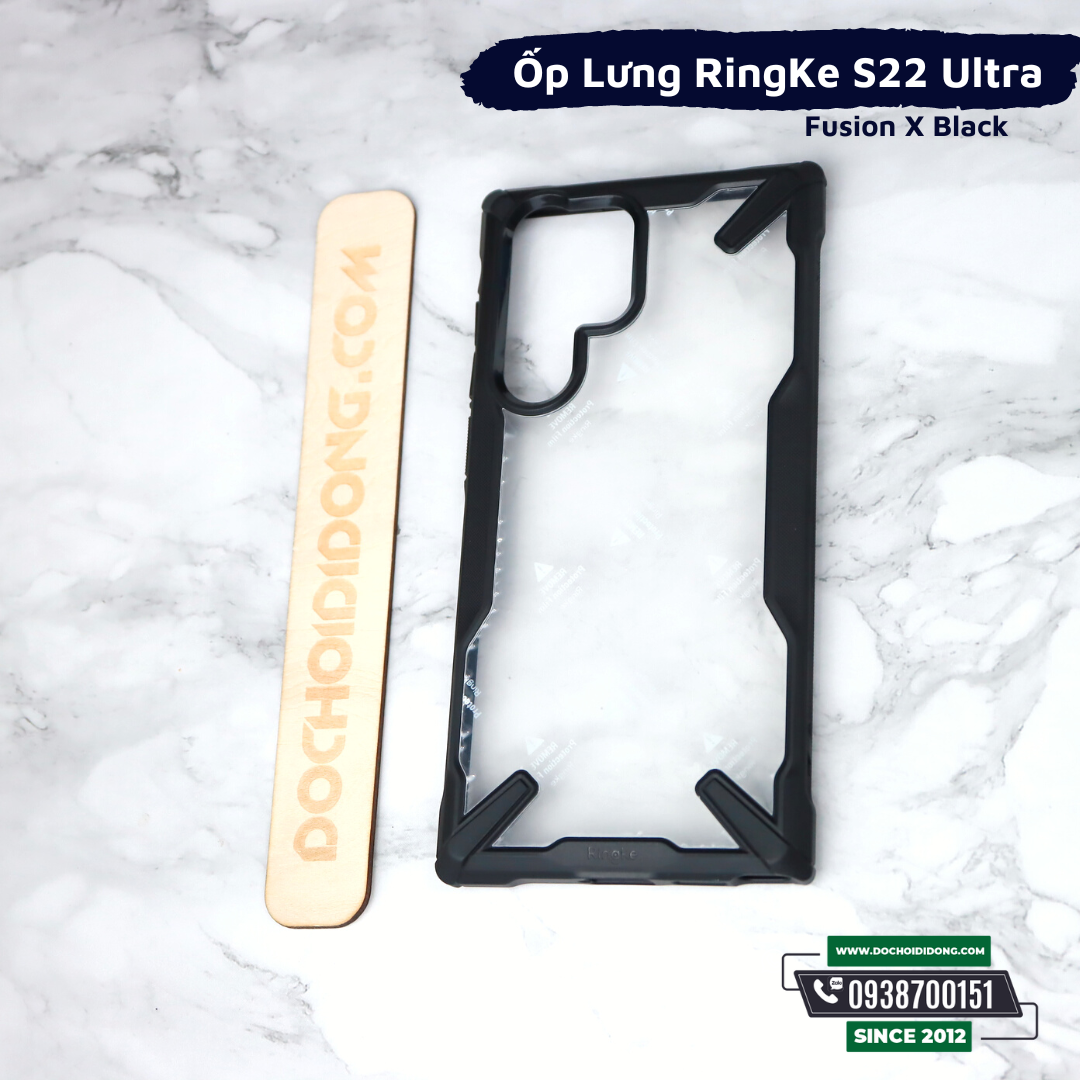 Ốp Lưng Samsung S22 Ultra Ringke Fusion X Chống Sốc