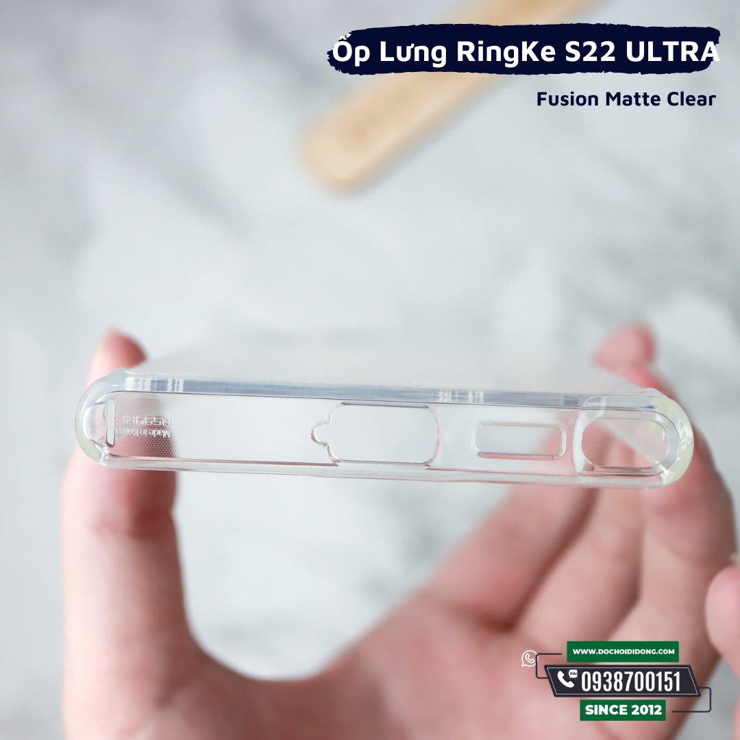 Ốp Lưng Samsung S22 / S22 Ultra Ringke Fusion Chống Sốc