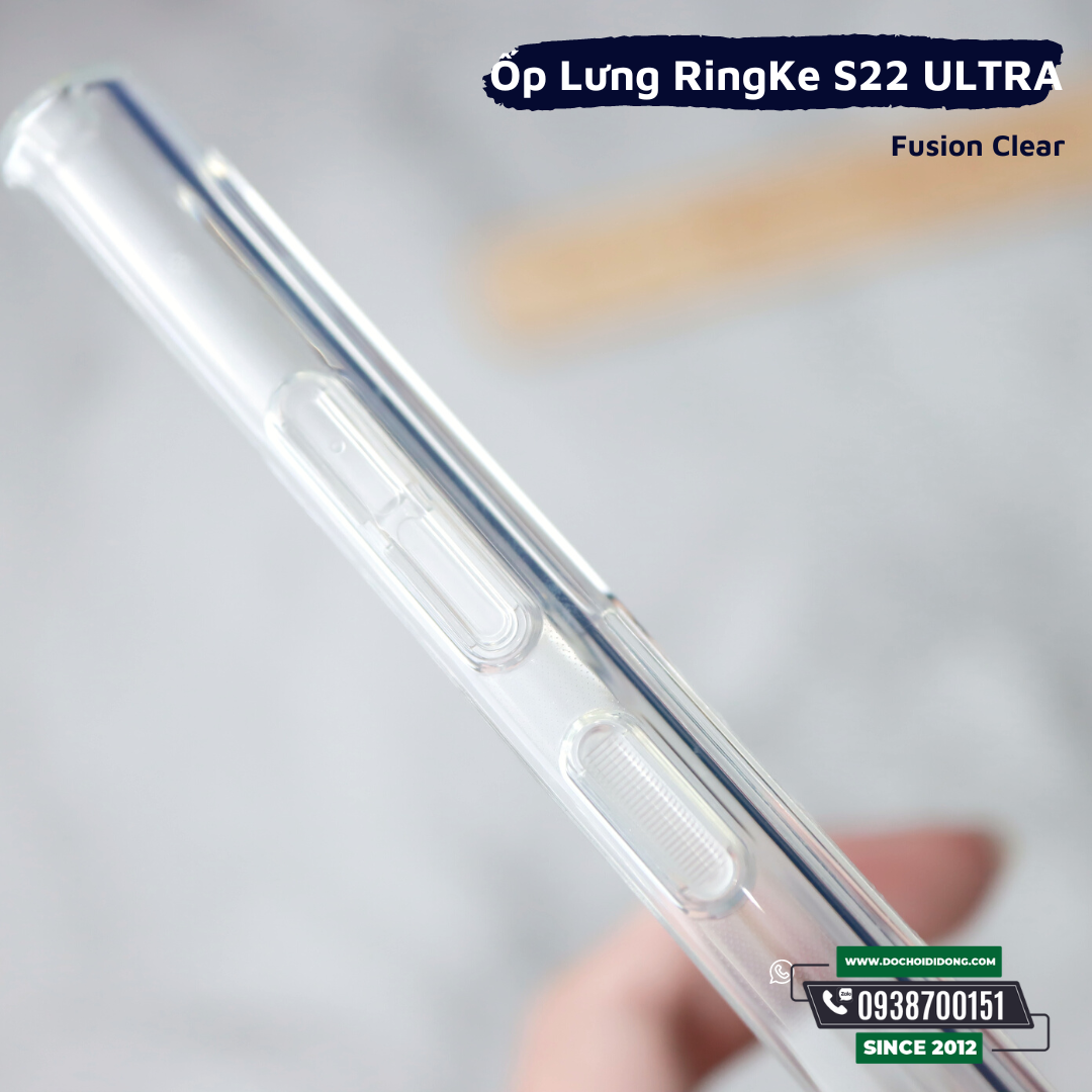 Ốp Lưng Samsung S22 / S22 Ultra Ringke Fusion Chống Sốc