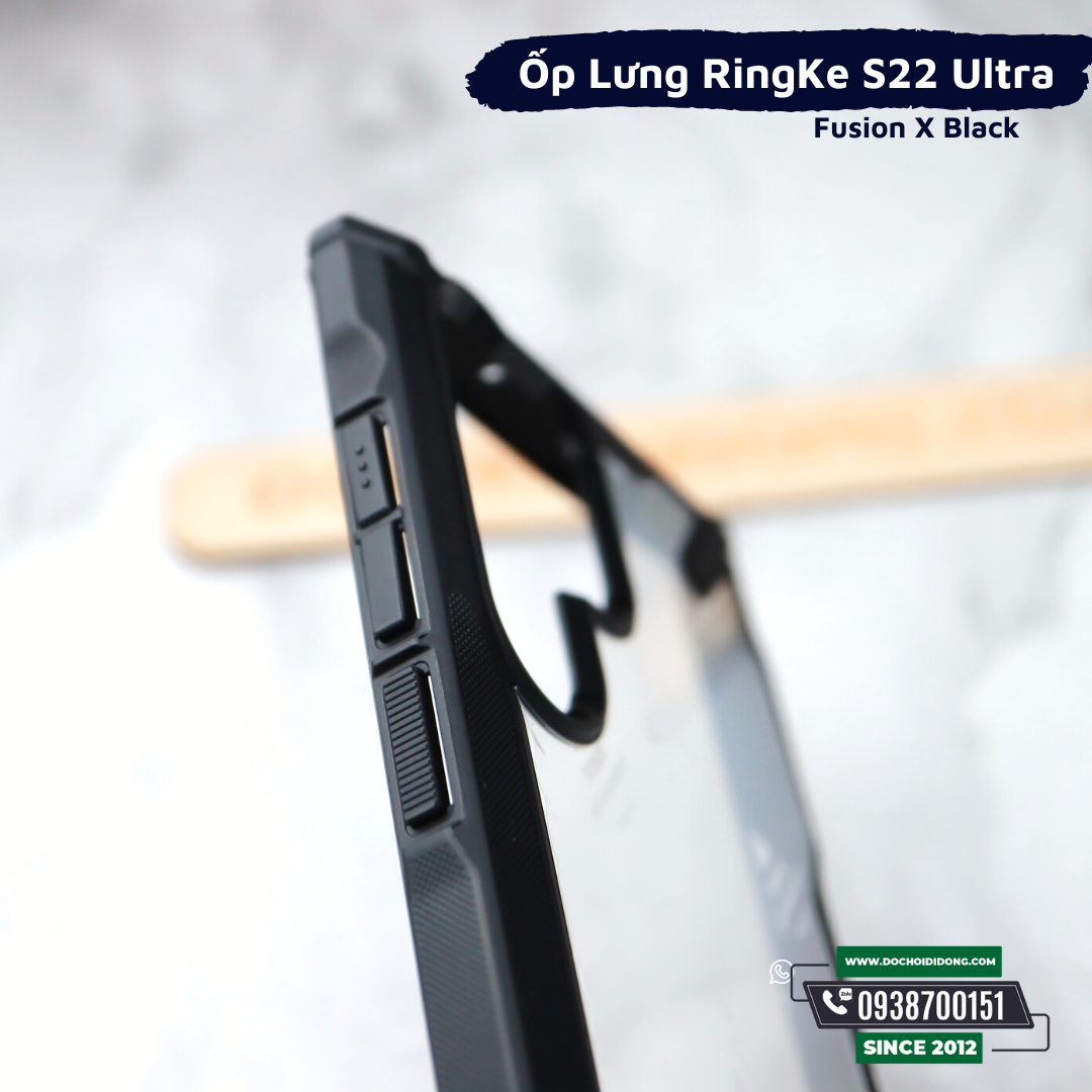 Ốp Lưng Samsung S22 Ultra Ringke Fusion X Chống Sốc