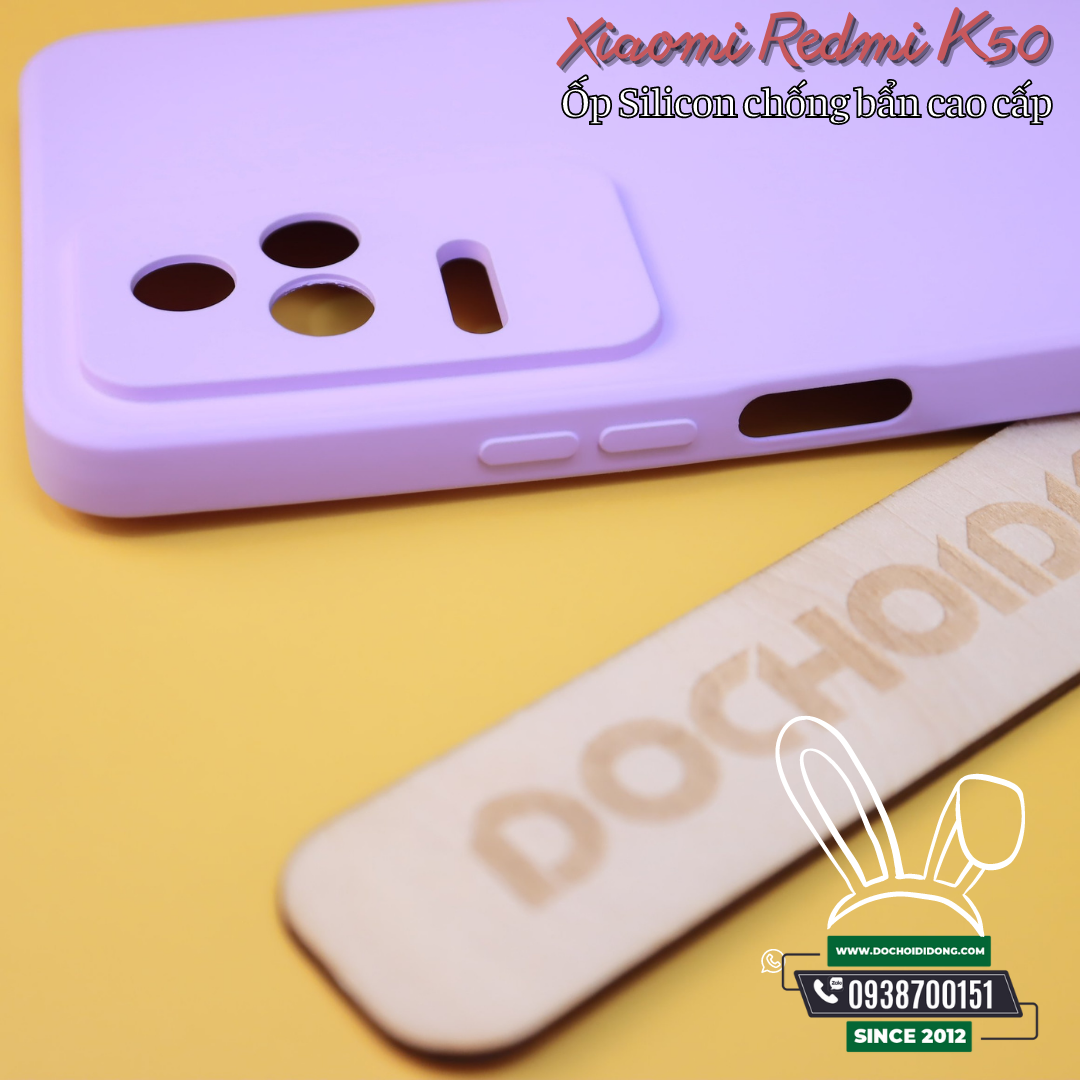 Ốp Lưng Xiaomi Redmi K50 Silicon Chống Bẩn Cao Cấp