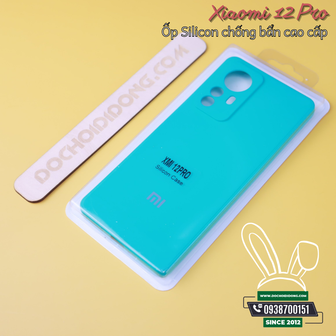 Ốp Lưng Xiaomi 12 Pro Silicon Chống Bẩn Cao Cấp