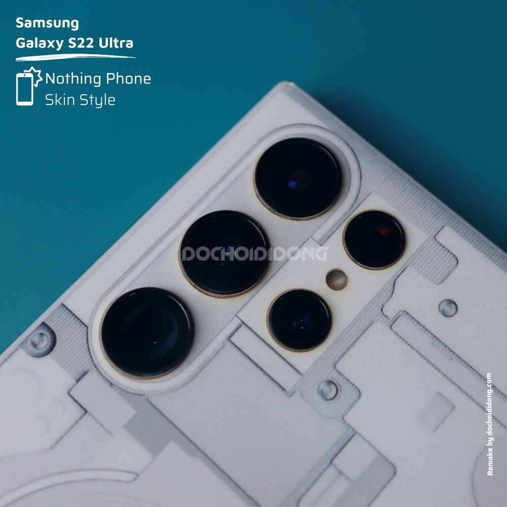 Miếng dán skin Nothing Phone 1 cho Samsung S22 Ultra