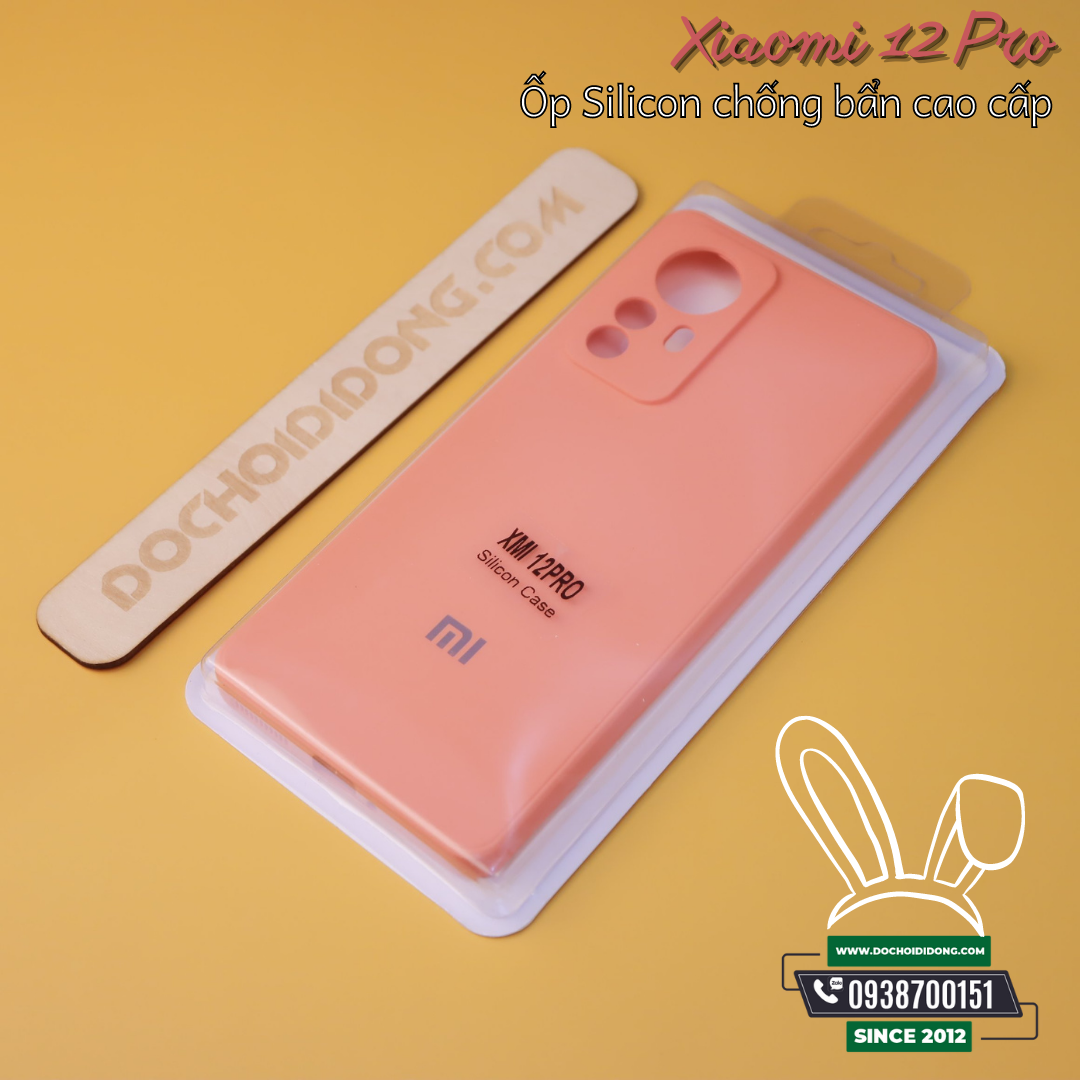 Ốp Lưng Xiaomi 12 Pro Silicon Chống Bẩn Cao Cấp