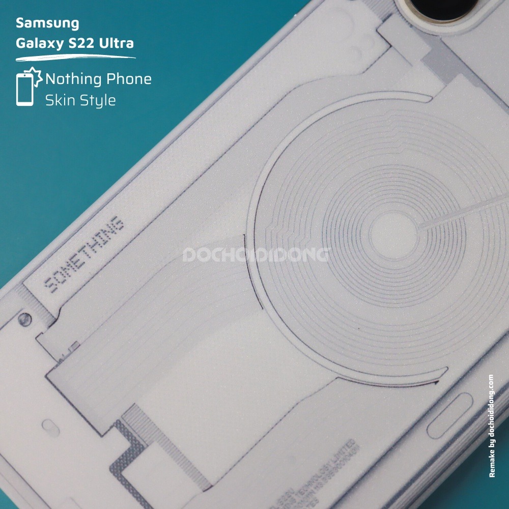 Miếng dán skin Nothing Phone 1 cho Samsung S22 Ultra