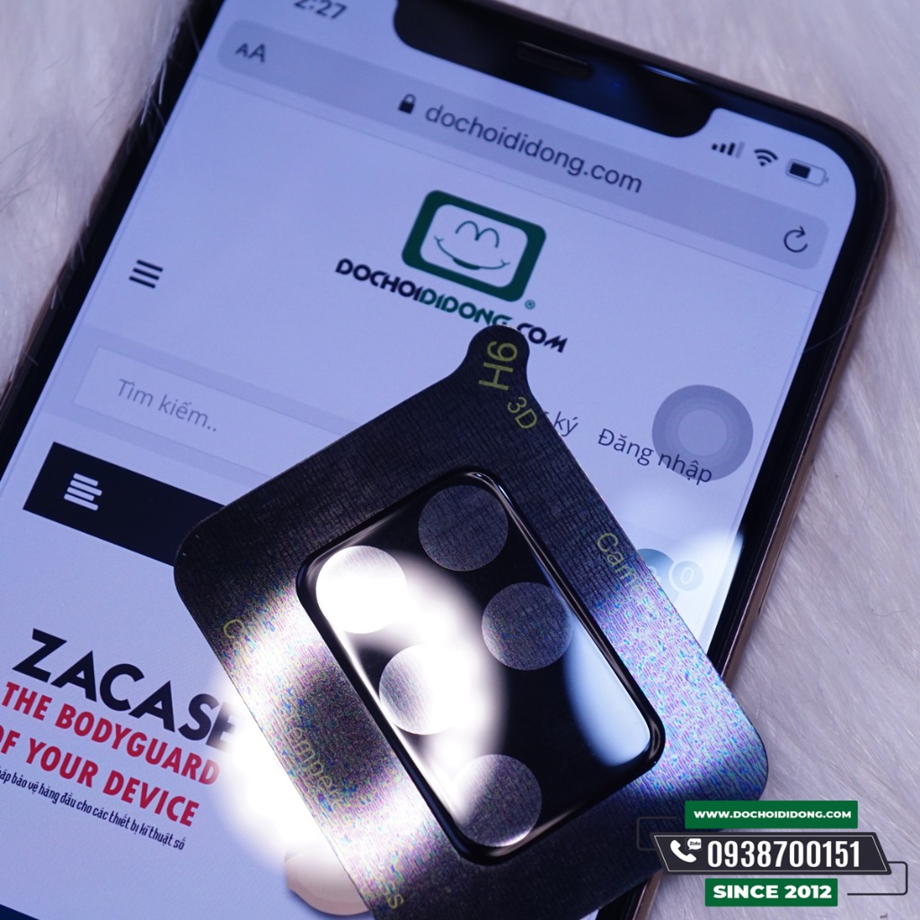 Miếng dán cường lực camera Oppo A94 thủy tinh hữu cơ