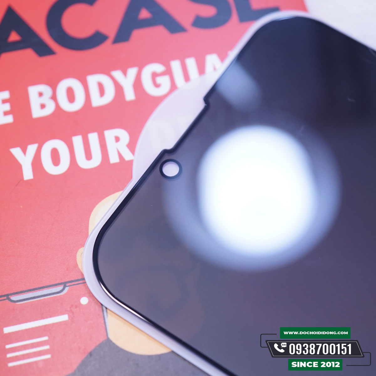 Dán cường lực chống nhìn trộm IPhone 13 Pro Max Mini Zacase Anti Spy full màn hình
